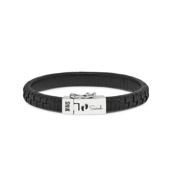 240BLK Bracelet Black DOUBLE LINKED Collection