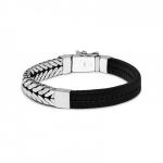 252BLK Bracelet Black CHEVRON Collection