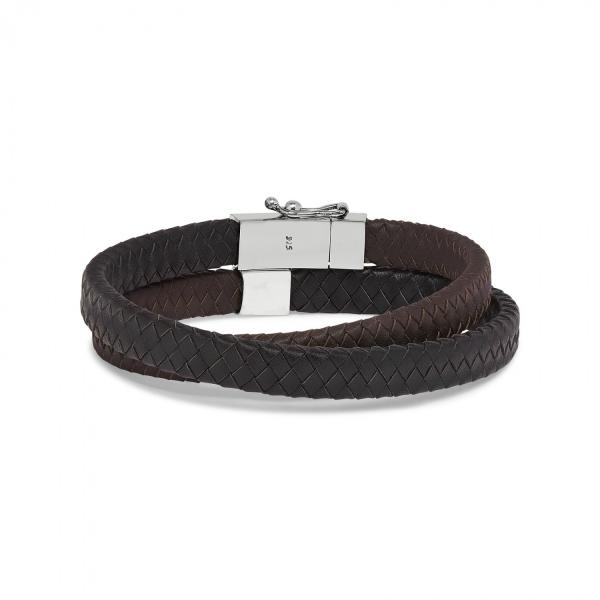 258BBR Bracelet Black-Brown ALPHA Collection