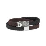 258BBR Bracelet Black-Brown ALPHA Collection