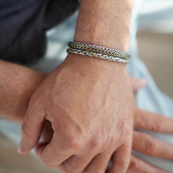 282 bracelet bicolor RAW Male RAW Collection