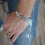 366 Bracelet Male CHEVRON Collection