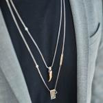 440SBR Necklace with pendant Male ELEMENTS Collection