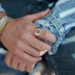442SBR Signet Ring Male ELEMENTS Collection