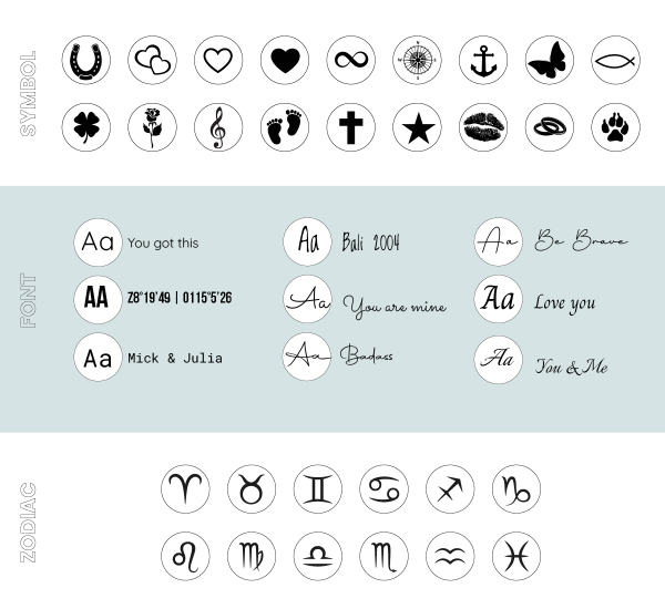 640SIL Signetring DUA Collection