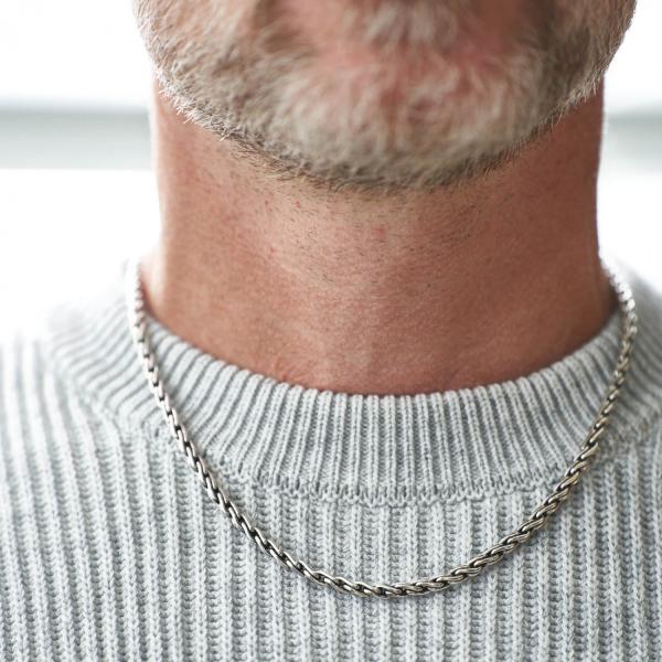 652 necklace silver Male BREEZE Collection
