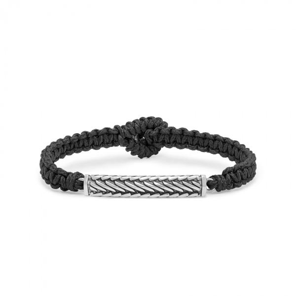 688BLK Armband rope WEAVE Collection