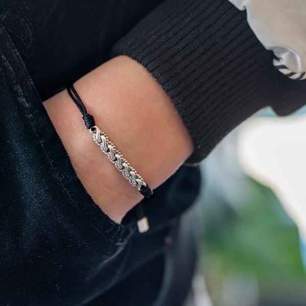 778BLK bracelet silver Female BREEZE Collection