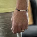 778BLK bracelet silver Male BREEZE Collection