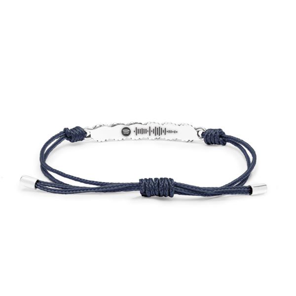 778MAR bracelet paracord silver BREEZE Collection