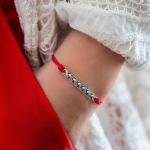 778RED bracelet paracord Female BREEZE Collection