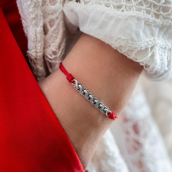 778RED bracelet paracord Female BREEZE Collection