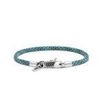 782AZ2 bracelet silver & paracord ALPHA Collection