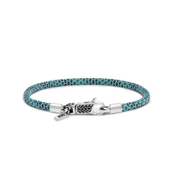 782AZ2 bracelet silver & paracord ALPHA Collection