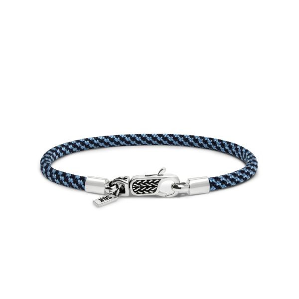 782AZ3 bracelet silver & paracord ALPHA Collection