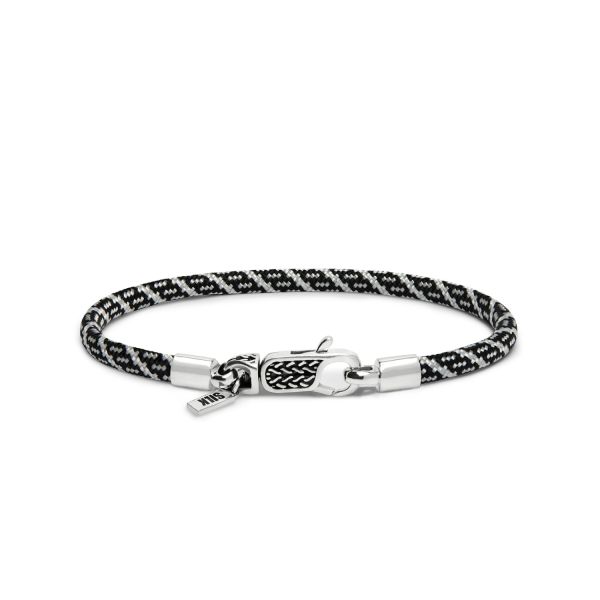 782AZ5 bracelet silver & paracord ALPHA Collection
