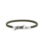 782EM1 bracelet silver & paracord ALPHA Collection