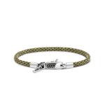 782EM3 bracelet silver & paracord ALPHA Collection