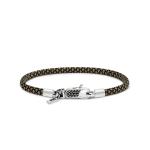 782EM4 bracelet silver & paracord ALPHA Collection