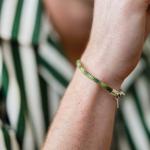 782EM6 bracelet silver & paracord Male ALPHA Collection