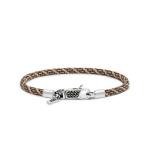 782TE2 bracelet silver & paracord ALPHA Collection