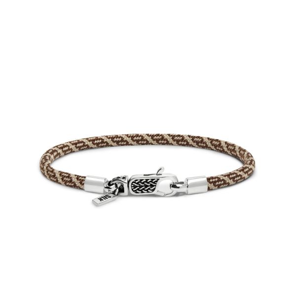 782TE2 bracelet silver & paracord