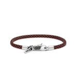 782TE3 bracelet silver & paracord ALPHA Collection