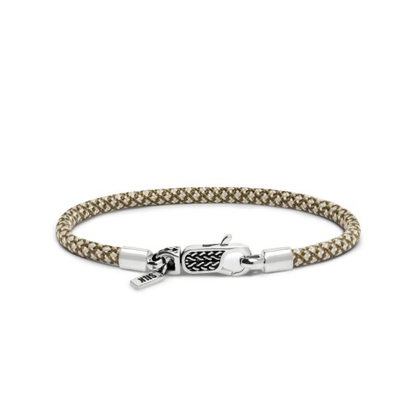782TE4 bracelet silver & paracord