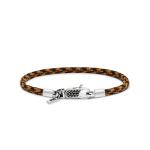 782TE5 bracelet silver & paracord ALPHA Collection