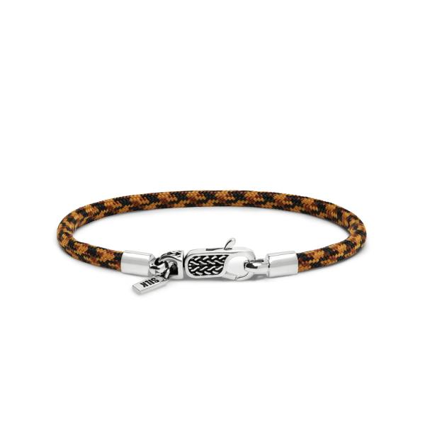 782TE5 bracelet silver & paracord ALPHA Collection