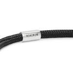 785AZ1 bracelet silver & paracord ALPHA Collection