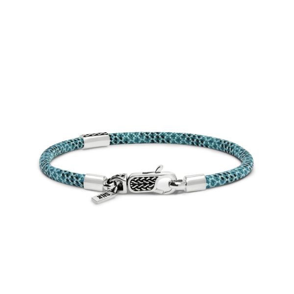 785AZ2 bracelet silver & paracord ALPHA Collection