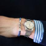 785AZ3 bracelet silver & paracord ALPHA Collection