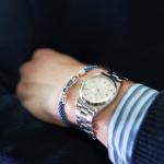 785AZ3 bracelet silver & paracord ALPHA Collection