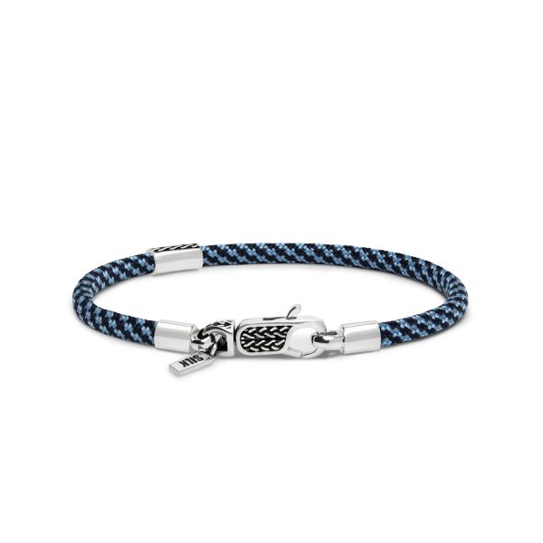 785AZ3 bracelet silver & paracord ALPHA Collection