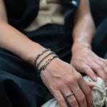 785AZ5 bracelet silver & paracord ALPHA Collection