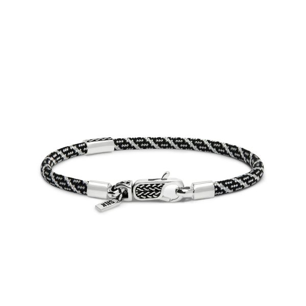 785AZ5 bracelet silver & paracord ALPHA Collection