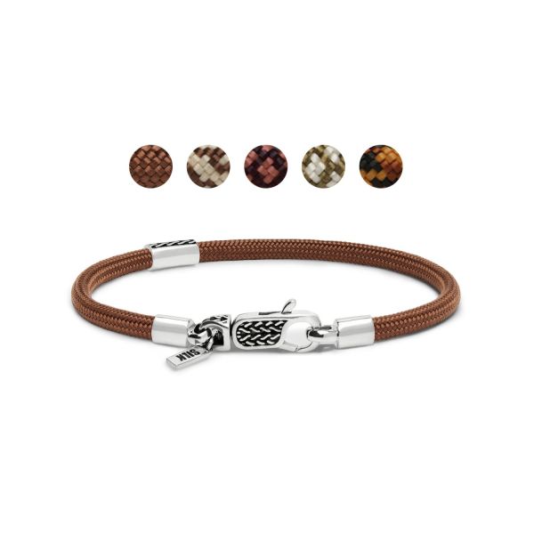785TE1 bracelet silver & paracord