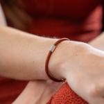 785TE1 bracelet silver & paracord Female ALPHA Collection