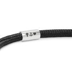 785TE2 bracelet silver & paracord ALPHA Collection