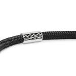 785TE2 bracelet silver & paracord ALPHA Collection