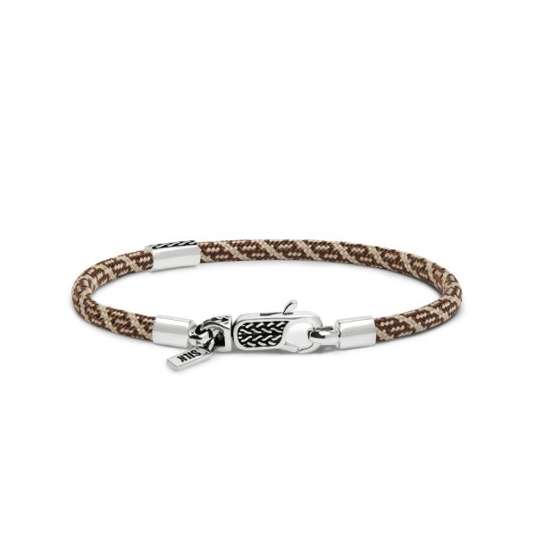 785TE2 bracelet silver & paracord