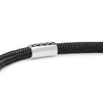 785TE2 bracelet silver & paracord ALPHA Collection