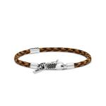 785TE5 bracelet silver & paracord ALPHA Collection