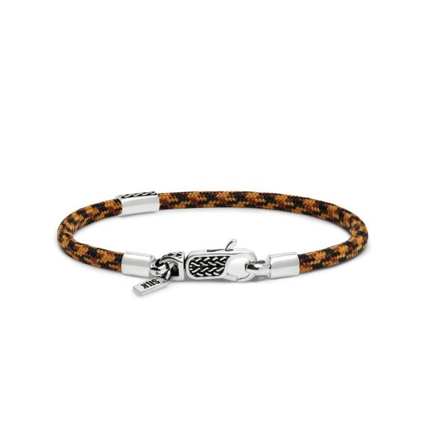 785TE5 bracelet silver & paracord ALPHA Collection