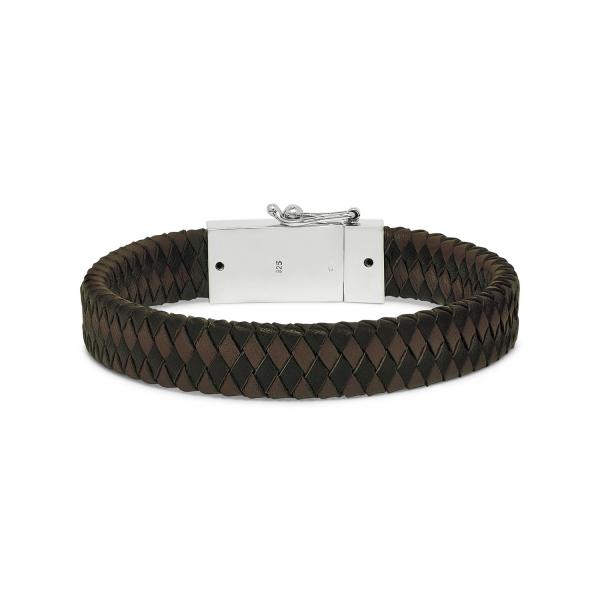 841BBR Bracelet Black-Brown ALPHA Collection