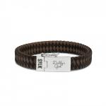 841BBR Bracelet Black-Brown ALPHA Collection