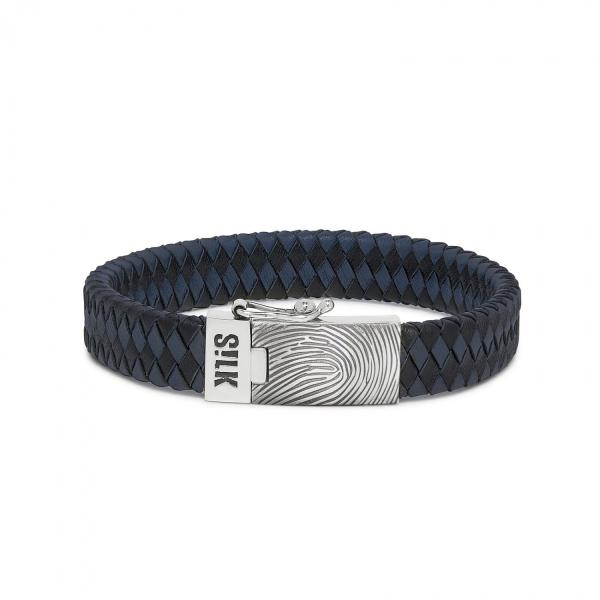 841BBU Bracelet Black-Blue ALPHA Collection