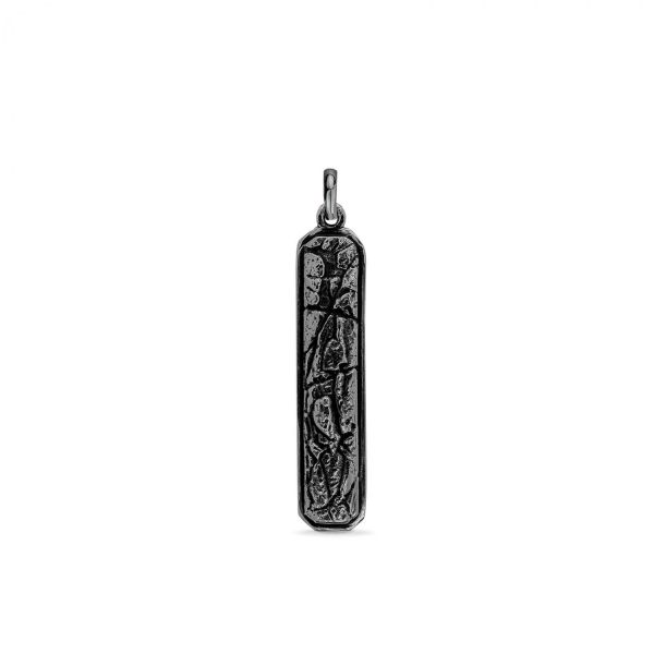 E400SRP pendant silver ruthenium plated