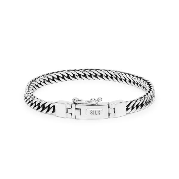 764 bracelet silver DOUBLE LINKED Collection